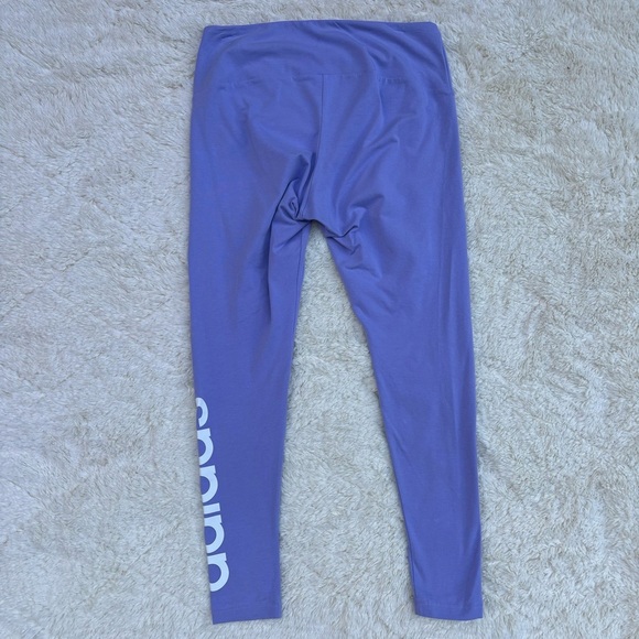 Adidas | women's plus size lilac spell out logo leggings athleisure - Picture 3 of 6